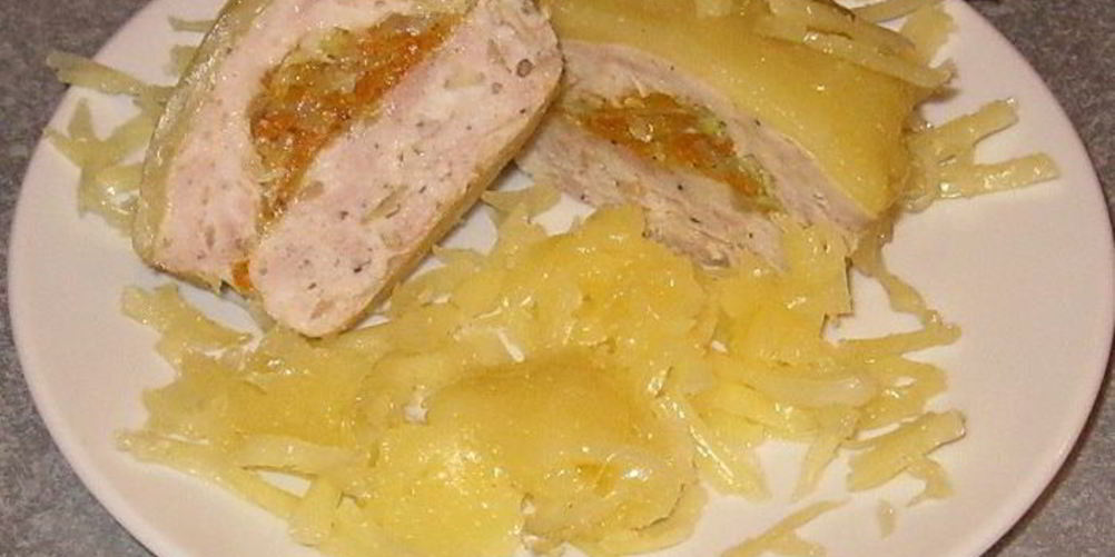 Как приготовить мясные маффины с овощной начинкой