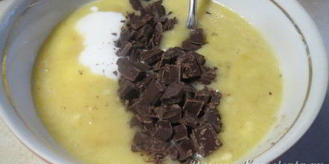 Рецепт очень шоколадные маффины с кусочками бананов внутри