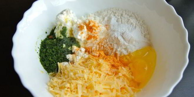 Рецепт пикантные маффины из сыра и творога