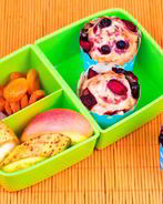 Полезные овсяные маффины с ягодами