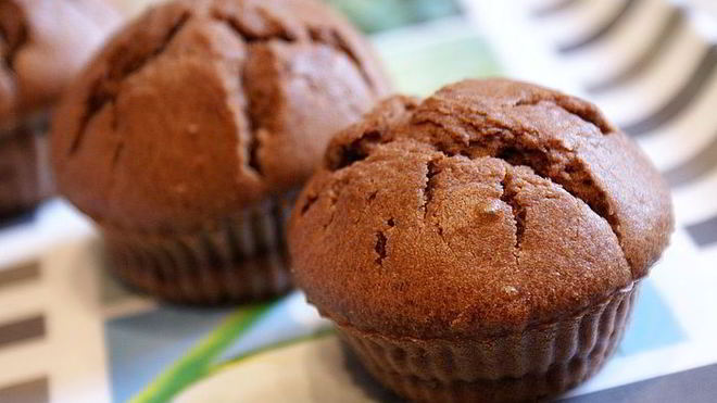 Рецепт Шоколадные маффины на ряженке