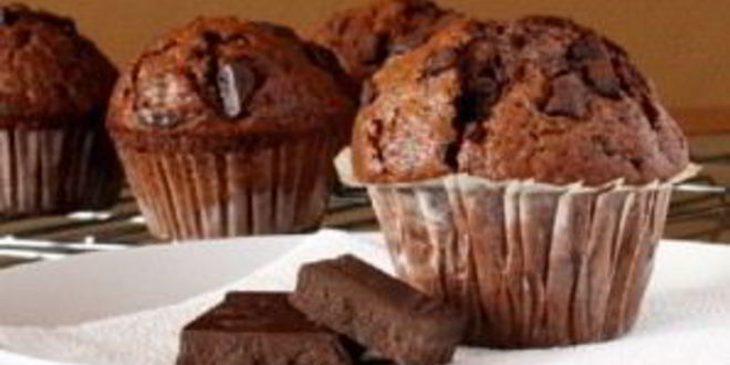 Рецепт шоколадные маффины с шоколадной крошкой