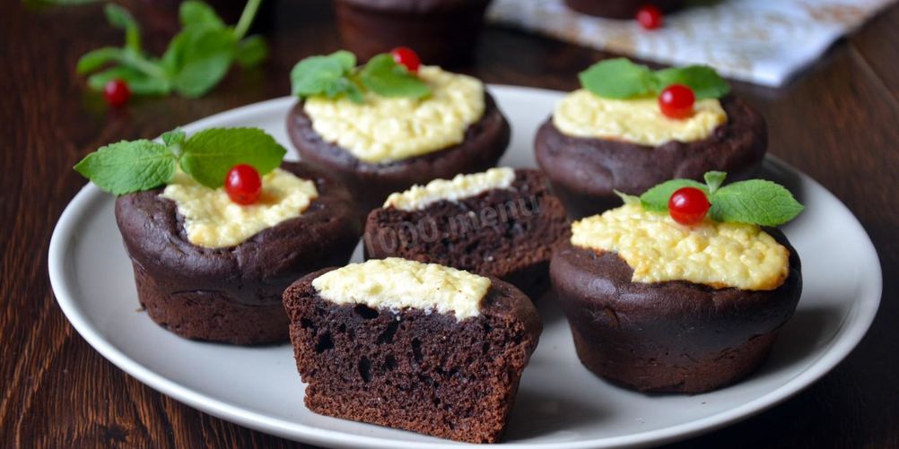 Как приготовить шоколадные маффины с творогом