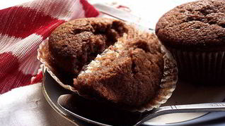 Рецепт Шоколадные маффины с творожной начинкой