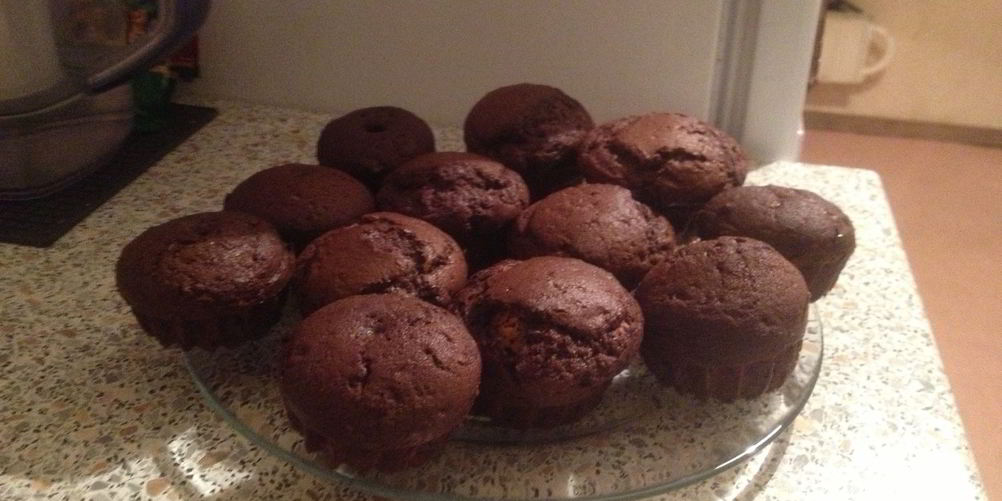 Как приготовить шоколадные мини-маффинов