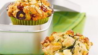 Рецепт Цукинни-фета-маффины