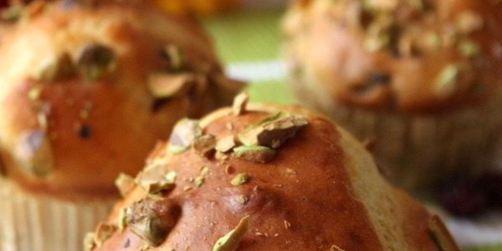 Рецепт маффины из горького шоколада с фундуком и фисташками