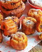 Тыквенные маффины с хурмой