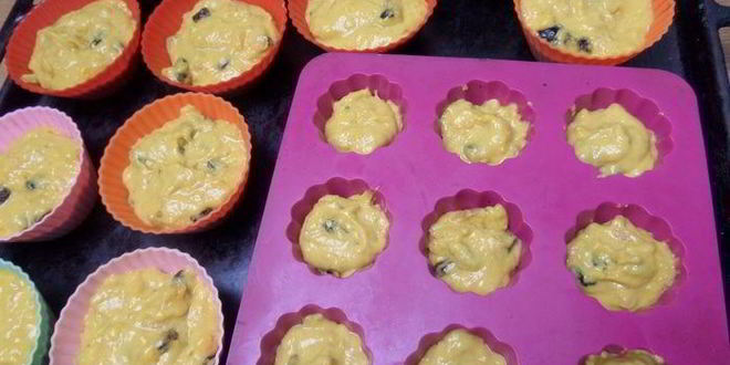 Рецепт тыквенные маффины с хурмой