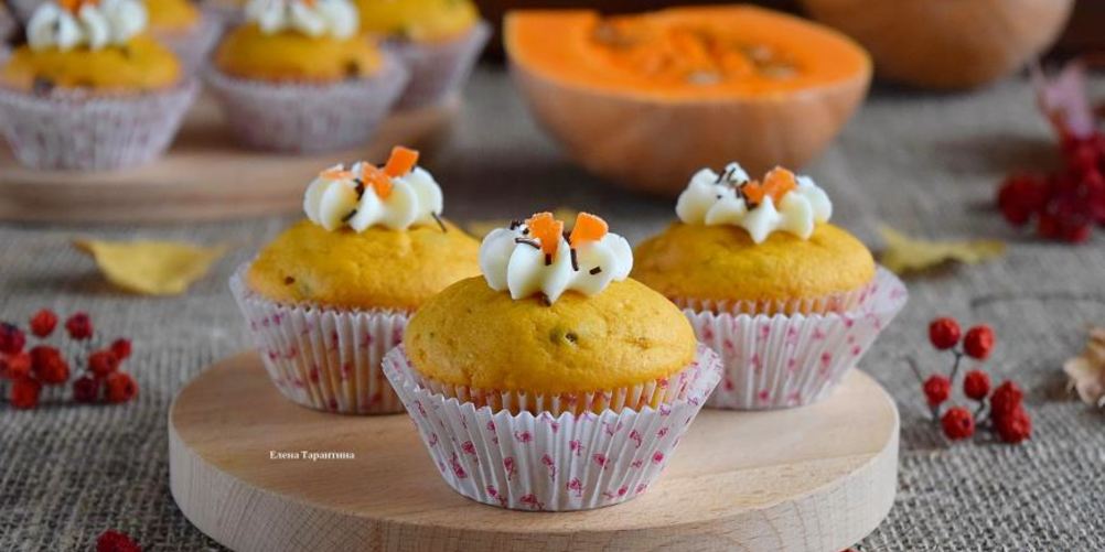 Как приготовить тыквенные маффины с шоколадом