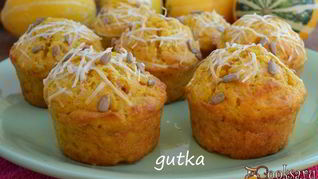 Рецепт Тыквенные маффины с сыром