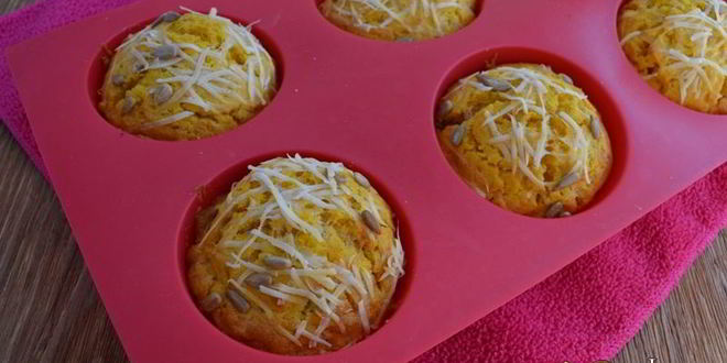 Рецепт тыквенные маффины с сыром