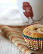 Утренние маффины с ревенем