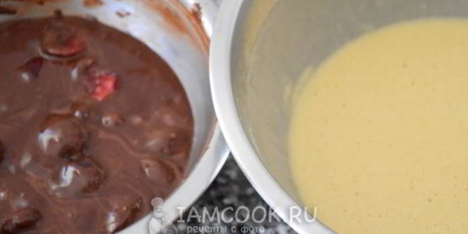 Рецепт ванильно-шоколадные маффины с черешней