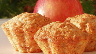 Рецепт Яблочные маффины с орехами и корицей