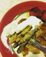 Бананово-гречневые оладьи