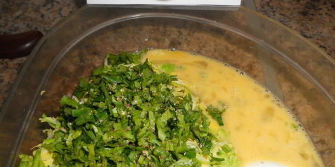 Рецепт брюссельские оладьи с сыром и кедровыми орешками