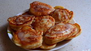 Рецепт Быстрые оладьи на сухих дрожжах