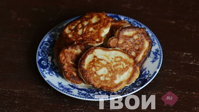Рецепт Дрожжевые оладьи