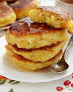 Дрожжевые тыквенные оладьи