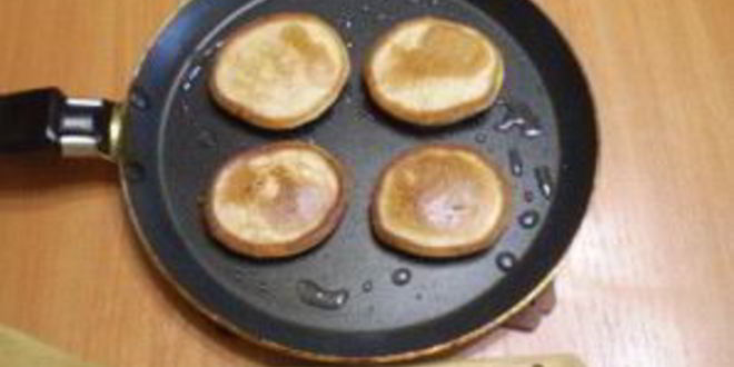 Рецепт гречневые оладьи с бананом