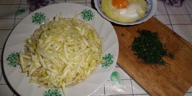 Рецепт кабачково-рисовые оладьи