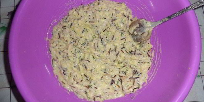 Рецепт кабачково-рисовые оладьи