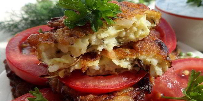 Рецепт кабачково-рисовые оладьи