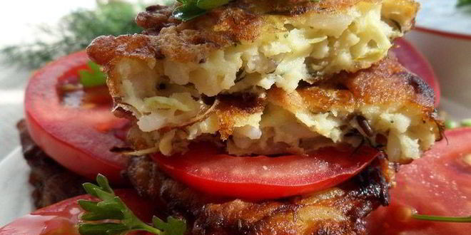 Рецепт кабачково-рисовые оладьи