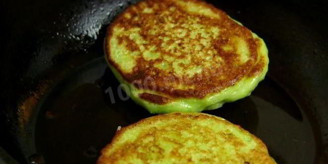 Рецепт кабачковые оладьи с фаршем внутри