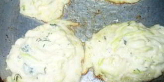 Рецепт кабачковые оладьи с творогом