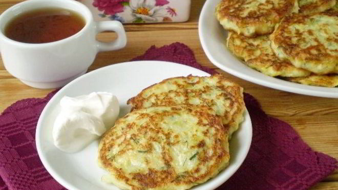 Рецепт Капустные оладьи с манкой