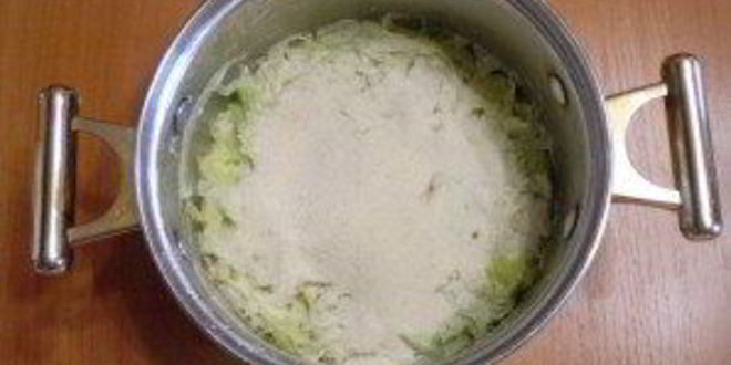 Рецепт капустные оладьи с манкой