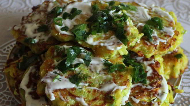 Рецепт Картофельно-кабачковые оладьи