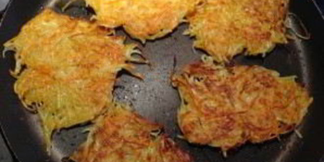 Рецепт картофельные оладьи постные
