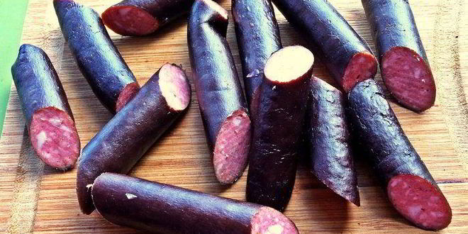 Рецепт картофельные оладьи с колбасками