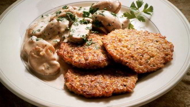 Рецепт Картофельные оладьи с тыквой баттернат