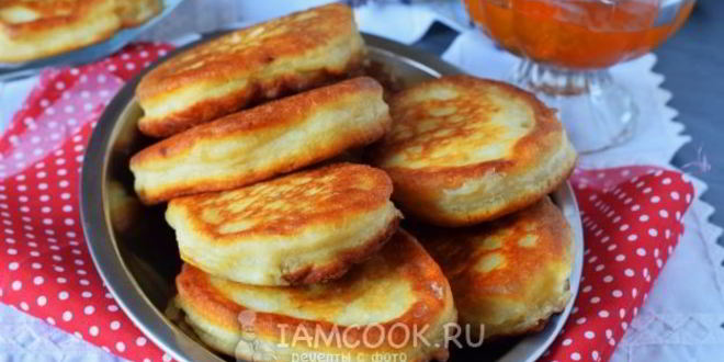 Рецепт классические оладьи на кефире