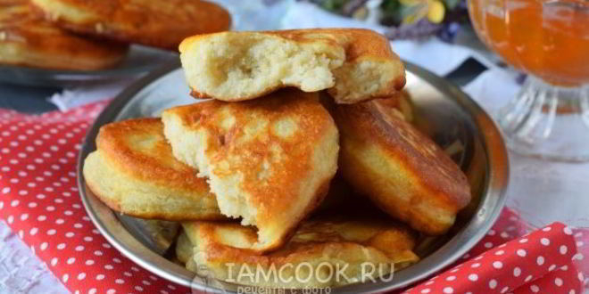 Рецепт классические оладьи на кефире