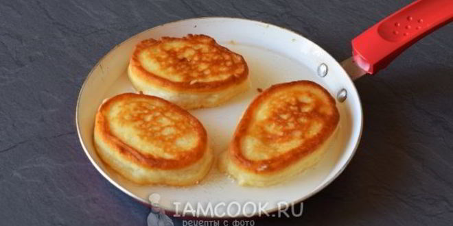 Рецепт классические оладьи на кефире