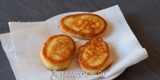 Рецепт классические оладьи на кефире