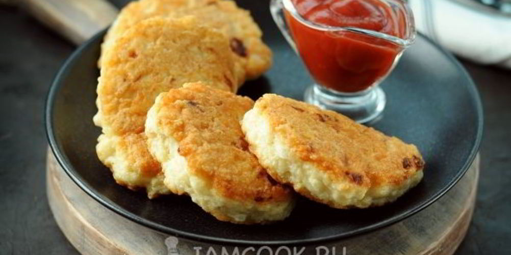 Как приготовить куриные оладьи с крахмалом и майонезом