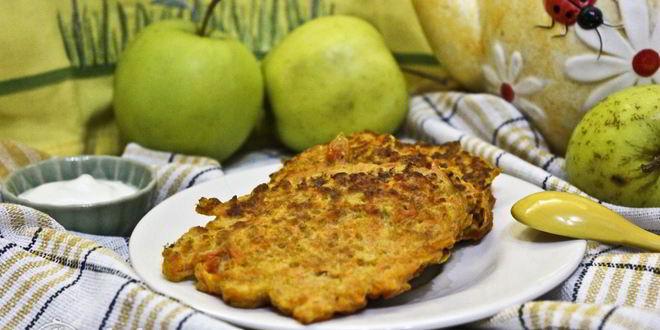 Рецепт морковные оладьи