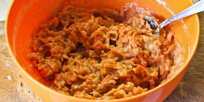 Рецепт морковные оладьи