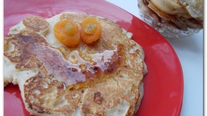 Рецепт Оладушки из рисовой муки с грушей