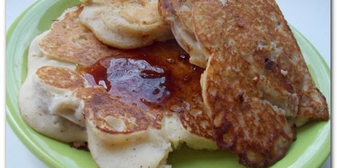 Рецепт оладушки из рисовой муки с грушей