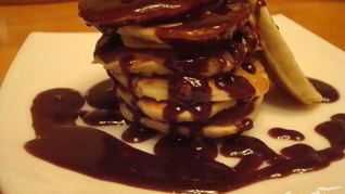 Рецепт Оладушки под шоколадным соусом