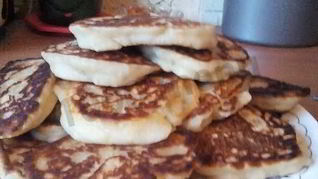 Рецепт Оладушки пышные без яиц на дрожжах