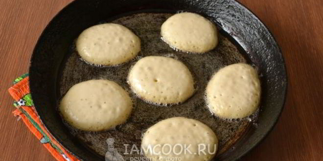 Рецепт оладьи без кефира и молока