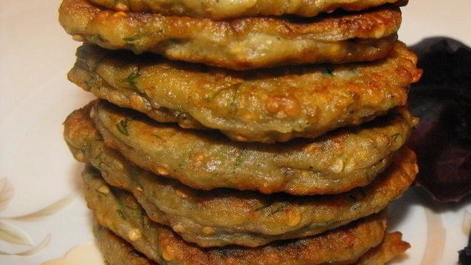 Рецепт Оладьи из баклажана
